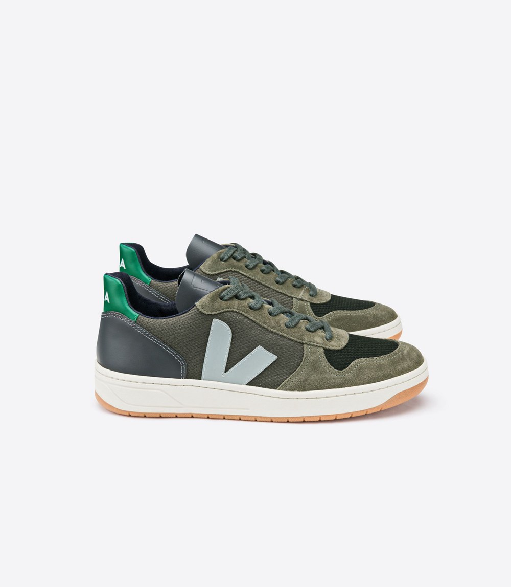 Veja Sneakers Barbati - V-10 B-Mesh Multico - Masline Verzi - 9153876-YR